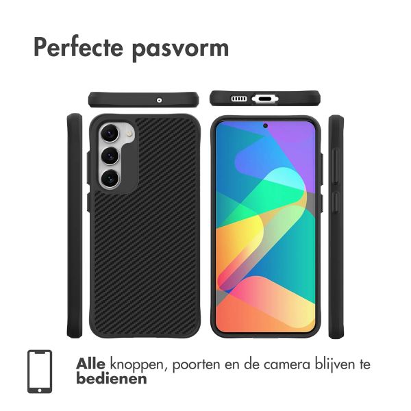 imoshion Rugged Hybrid Case Samsung Galaxy S23 Plus - Zwart