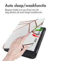 imoshion Design Slim Hard Case Bookcase Kobo Clara Colour / BW - White Graphic