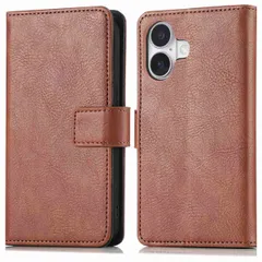 imoshion Luxe Bookcase Apple iPhone 16 - Bruin