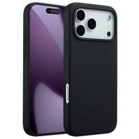 Accezz Liquid Silicone Backcover met MagSafe Apple iPhone 17 Pro Max - Zwart