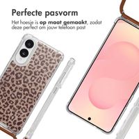 imoshion Design hoesje met koord Samsung Galaxy S25 Edge - Leopard Mood
