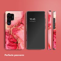 Selencia Vivid Backcover Samsung Galaxy S25 Ultra - Rosy Marble