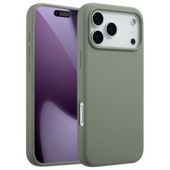 Accezz Liquid Silicone Back Cover with MagSafe Apple iPhone 17 Pro Max - Cooper Green