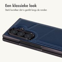 imoshion Kunstleren MagSafe Backcover met Pashouder Samsung Galaxy Z Fold 8 Ultra - Donkerblauw