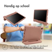 imoshion Kidsproof Backcover met handvat iPad 11 (2025) 11 inch / iPad 10 (2022) 10.9 inch - Dusty Pink