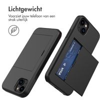 imoshion Backcover met pasjeshouder Apple iPhone 14 Plus - Zwart