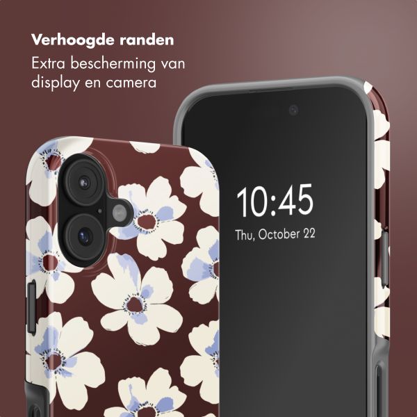 Selencia Vivid Backcover met MagSafe Apple iPhone 17 - Choco Flower Pop