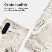 imoshion Design Bookcase Samsung Galaxy A36 - Sandy Marble