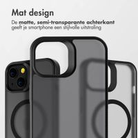 Accezz Rugged Frosted MagSafe Backcover iPhone 13 - Zwart