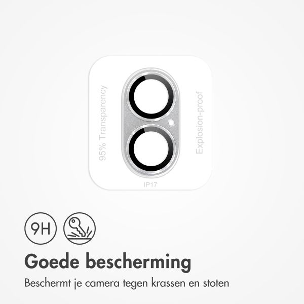 imoshion Camera Protector Glas 2 Pack Apple iPhone 17 - Silver