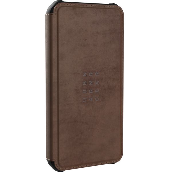 UAG Metropolis Bookcase iPhone 12 (Pro) - Leather Brown