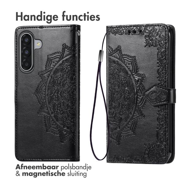 imoshion Mandala Bookcase Samsung Galaxy A18 (4G) / A17 (4G/5G) - Zwart
