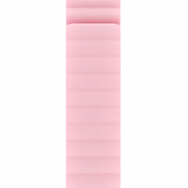 Holdit Siliconen bandje magneet Apple Watch Series 1 - 11 / SE / Ultra (44/45/46/49 mm) - Pink / Beige