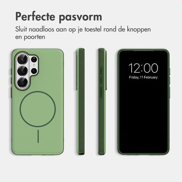 imoshion Color Backcover met Thin MagSafe Ring Samsung Galaxy S26 Ultra - Donkergroen