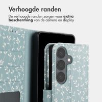 imoshion Design Bookcase Samsung Galaxy S26 - Smoke Green Flowers