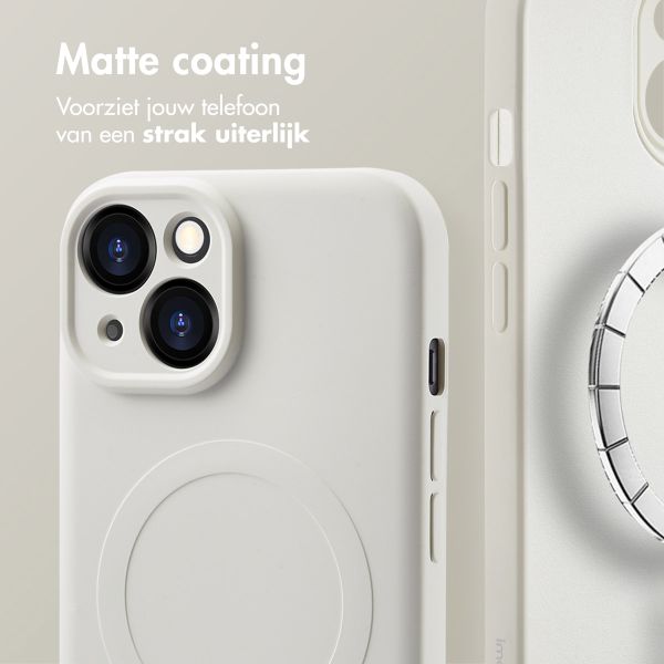 imoshion Color Backcover met MagSafe Apple iPhone 15 - Beige