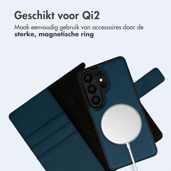 imoshion Uitneembare 2-in-1 Luxe Bookcase Samsung Galaxy S26 Ultra - Blauw