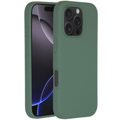 Accezz Liquid Silicone Back Cover with MagSafe Apple iPhone 16 Pro - Dark Green