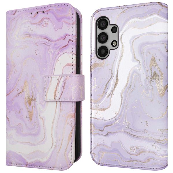 imoshion Design Bookcase Samsung Galaxy A32 (5G) - Purple Marble