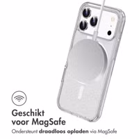 imoshion Sparkle Backcover met MagSafe Apple iPhone 17 Pro - Transparant