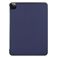 imoshion Trifold Bookcase Apple iPad Pro 12.9 (2020) / iPad Pro 12.9 (2018) - Donkerblauw