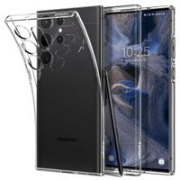 Spigen Liquid Crystal Backcover Samsung Galaxy S23 Ultra - Transparant