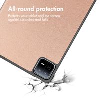 imoshion Trifold Bookcase Xiaomi Pad 6 / 6 Pro - Rosé Goud