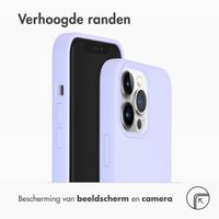 Accezz Liquid Silicone Backcover Apple iPhone 13 Pro - Paars