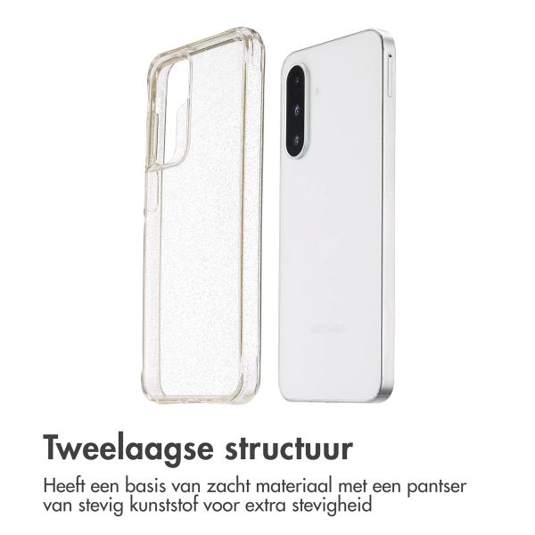 imoshion Clear Glitter Backcover Samsung Galaxy A36 / A56 - Goud