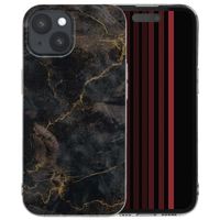imoshion Design hoesje Apple iPhone 15 - Black Marble Transparent