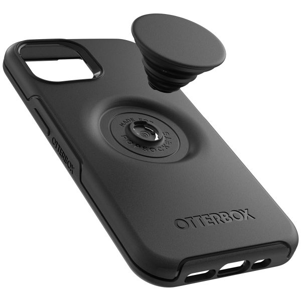 OtterBox Otter + Pop Symmetry Backcover iPhone 14 - Zwart