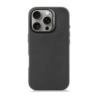 Decoded Leather Backcover MagSafe Apple iPhone 16 Pro - Zwart