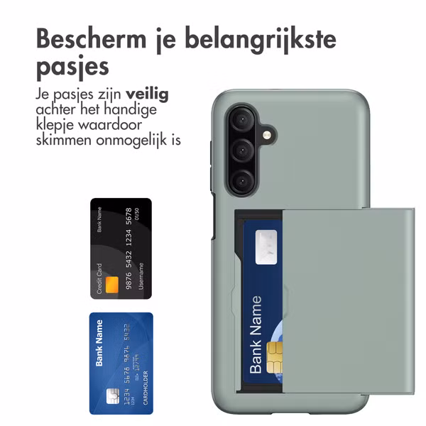 imoshion Backcover met pasjeshouder Samsung Galaxy A18 (4G) - Donkergroen