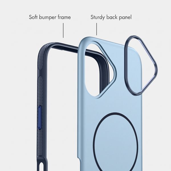 imoshion Colour Back Cover with Thin MagSafe Ring Apple iPhone 17 - Dark Blue