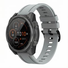 imoshion QuickFit® Line Siliconenbandje  - Garmin 20 mm aansluiting - Grijs