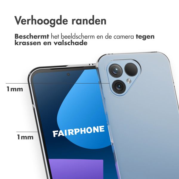 Accezz Clear Backcover Fairphone 5 - Transparant