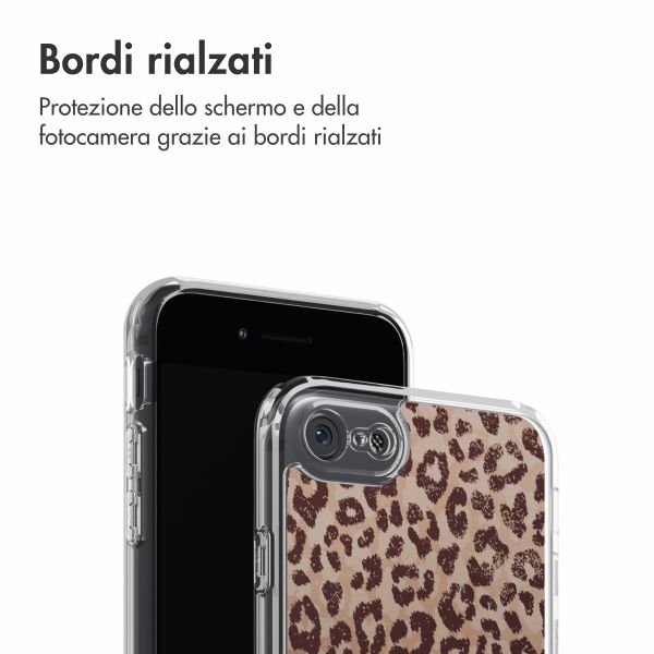 imoshion Design hoesje Apple iPhone SE (2022 / 2020) / 8 / 7 - Leopard Mood