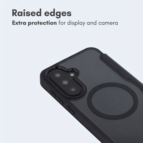 imoshion Transparent Bookcase with MagSafe Samsung Galaxy A37 (5G) - Black