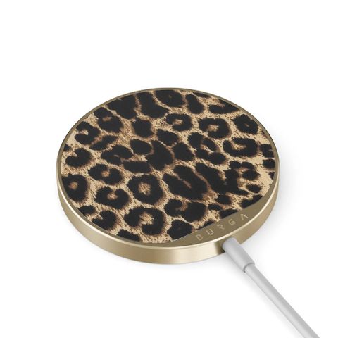 Burga Wireless Magnetic Charger - MagSafe and Qi2 - Player / Gold