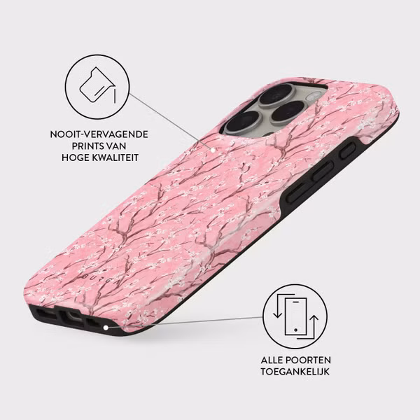 Burga Tough Backcover MagSafe Apple iPhone 16 Pro - Sakura