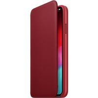 Apple Leather Folio Bookcase iPhone Xs Max - Red