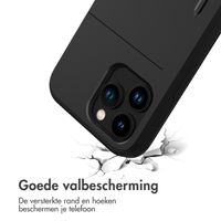 imoshion Backcover met pasjeshouder Apple iPhone 14 Pro Max - Zwart