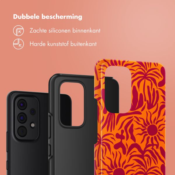 Selencia Vivid Backcover Samsung Galaxy A53 - Tropical Vibes Apricot