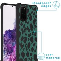 imoshion Design hoesje met koord Samsung Galaxy S20 Plus - Luipaard - Groen / Zwart