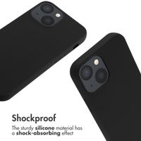 imoshion Silicone Case with Strap Apple iPhone 13 Mini - Black