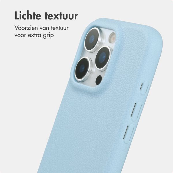 imoshion Texture Backcover iPhone 12 / 12 Pro - Lichtblauw
