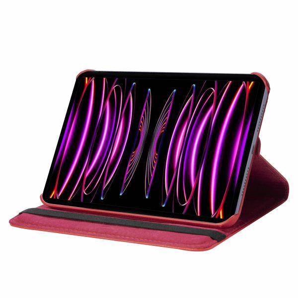 imoshion 360° draaibare Bookcase iPad Pro 12.9 (2022) / Pro 12.9 (2021) - Rood