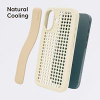 Callbuddy Hoesje met Strap Apple iPhone 17 - Sand Glow