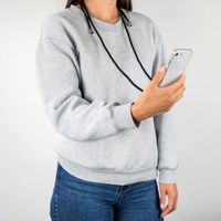 imoshion Transparante Backcover met koord Samsung Galaxy A50 / A30s - Zwart