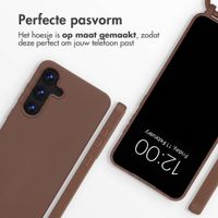 imoshion Siliconen hoesje met koord Samsung Galaxy S25 FE - Bruin
